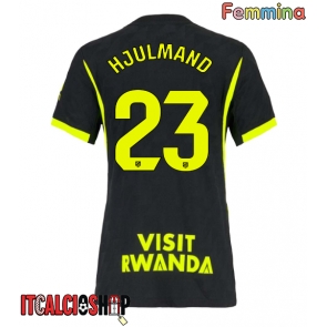 Atletico Madrid Morten Hjulmand #23 Seconda Maglia Femmina 2026-27 Manica Corta